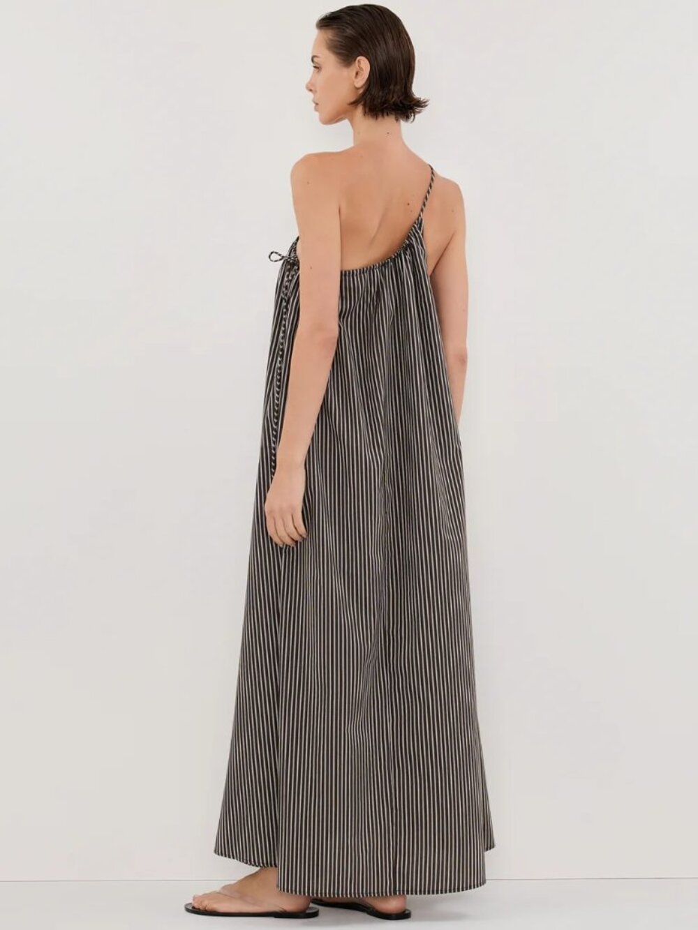 NWT DISSH Palma Bitter Choc Silk Blend Maxi Dress, Size US 4 - Picture 3 of 7